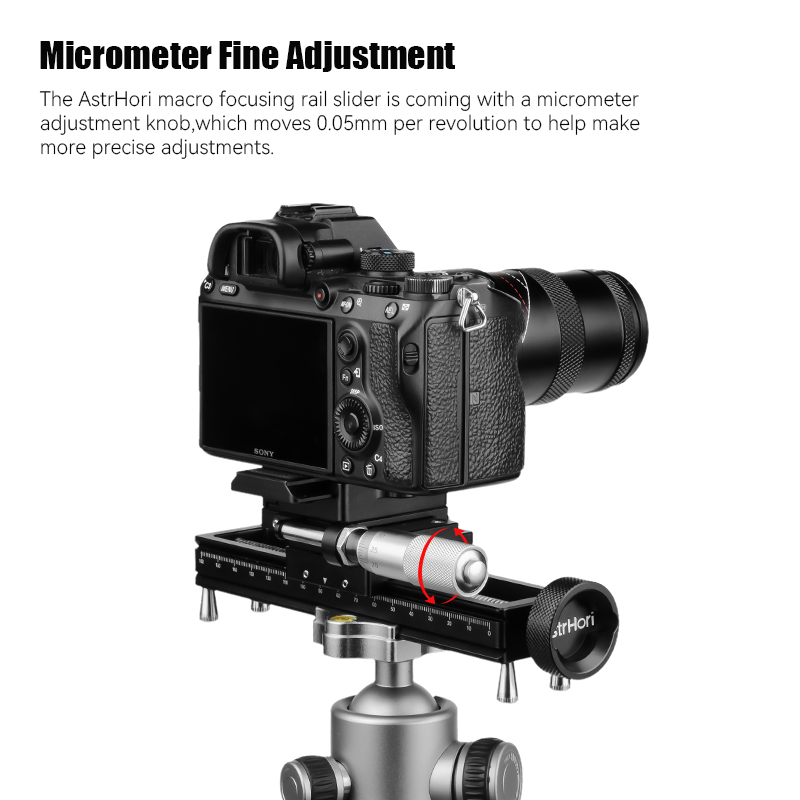 AstrHori 170 мм портативный ал – обзор и цена Camera Slider Rail