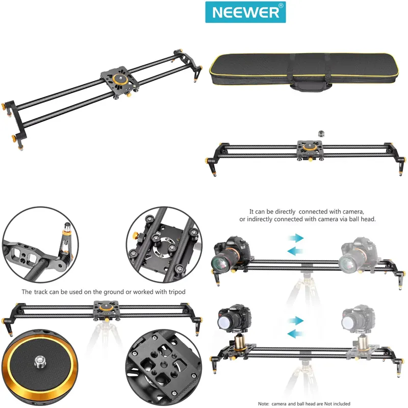 Neewer 39,4 дюйма/100 см карбо – обзор и цена Camera Slider Rail