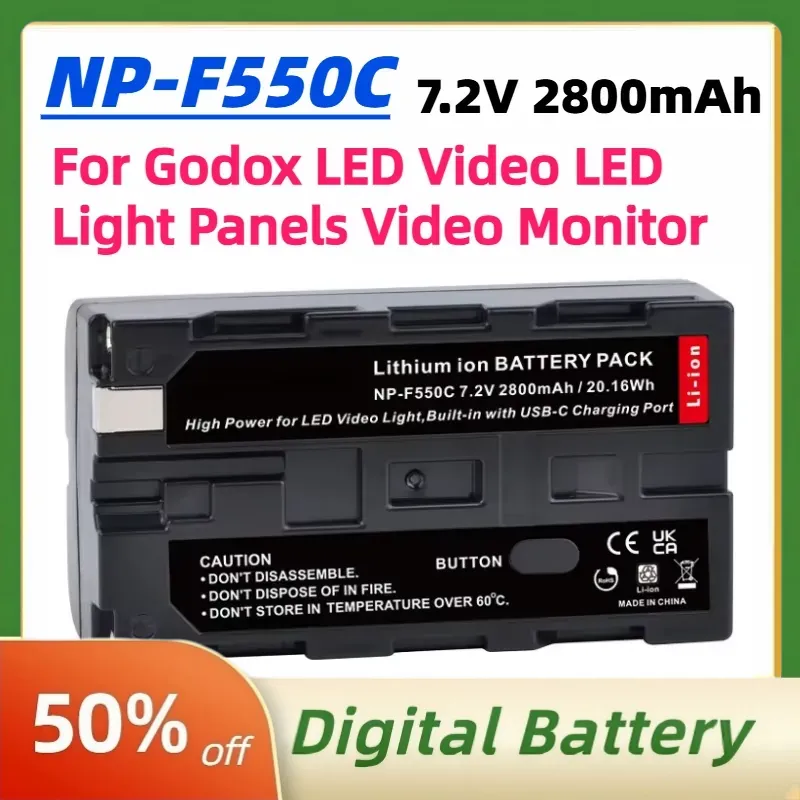 Аккумулятор NP-F550C NP-F550 F – обзор и цена Video Led Light Panel