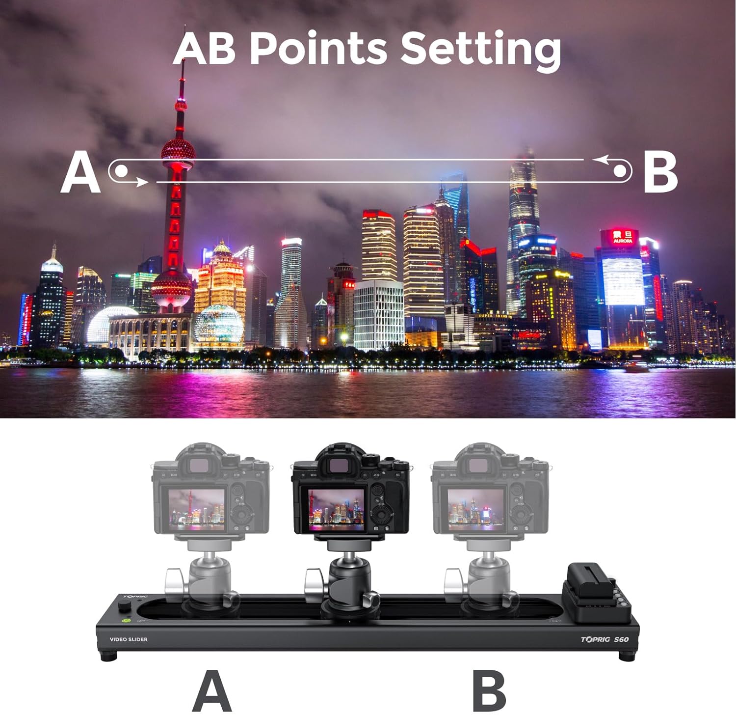 Accsoon Toprig S40 Моторизован – обзор и цена Camera Slider Rail